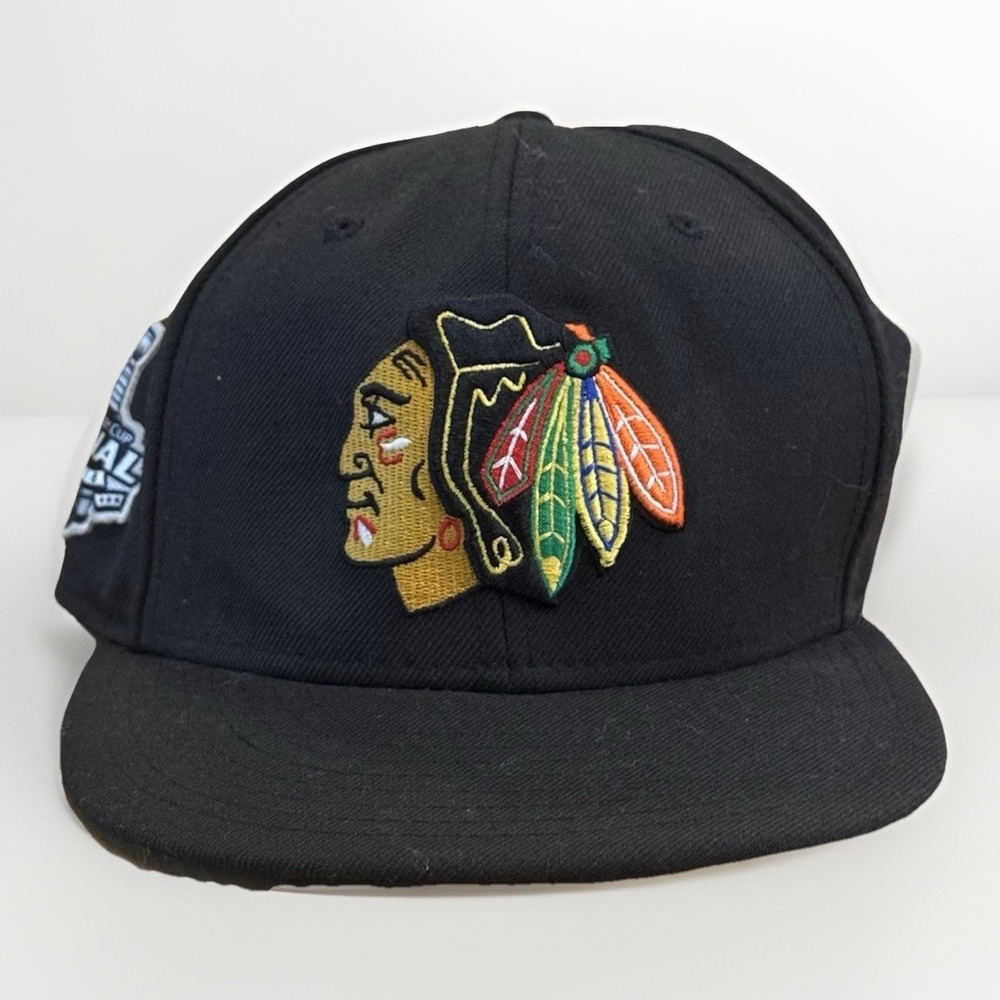 New Era Chicago Blackhawks 2015 Stanley Cup Finals 59Fifty Hat‎ Size 7 1/8 NHL